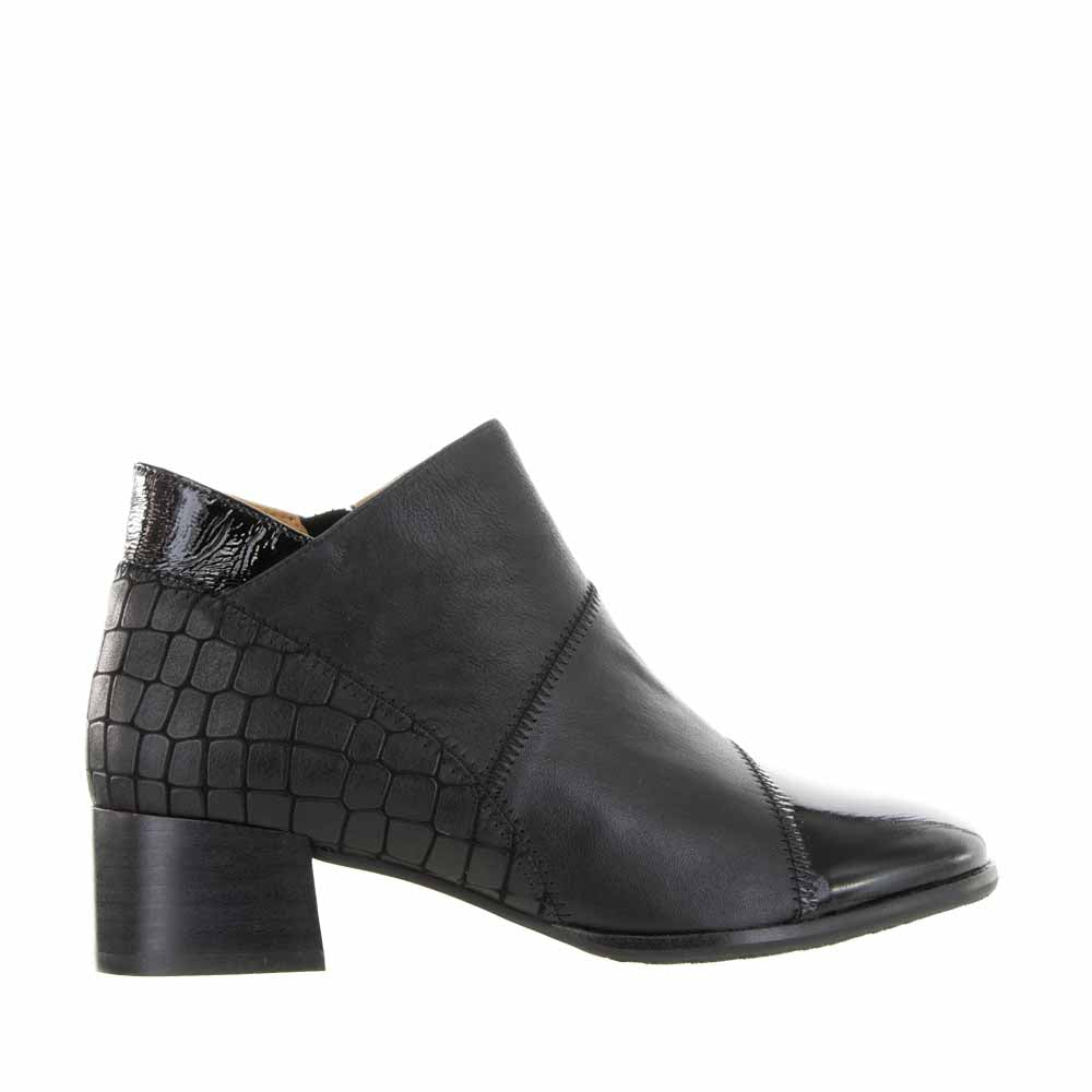 BRESLEY ARMOUR BLACK MIX - Women Boots - Collective Shoes 