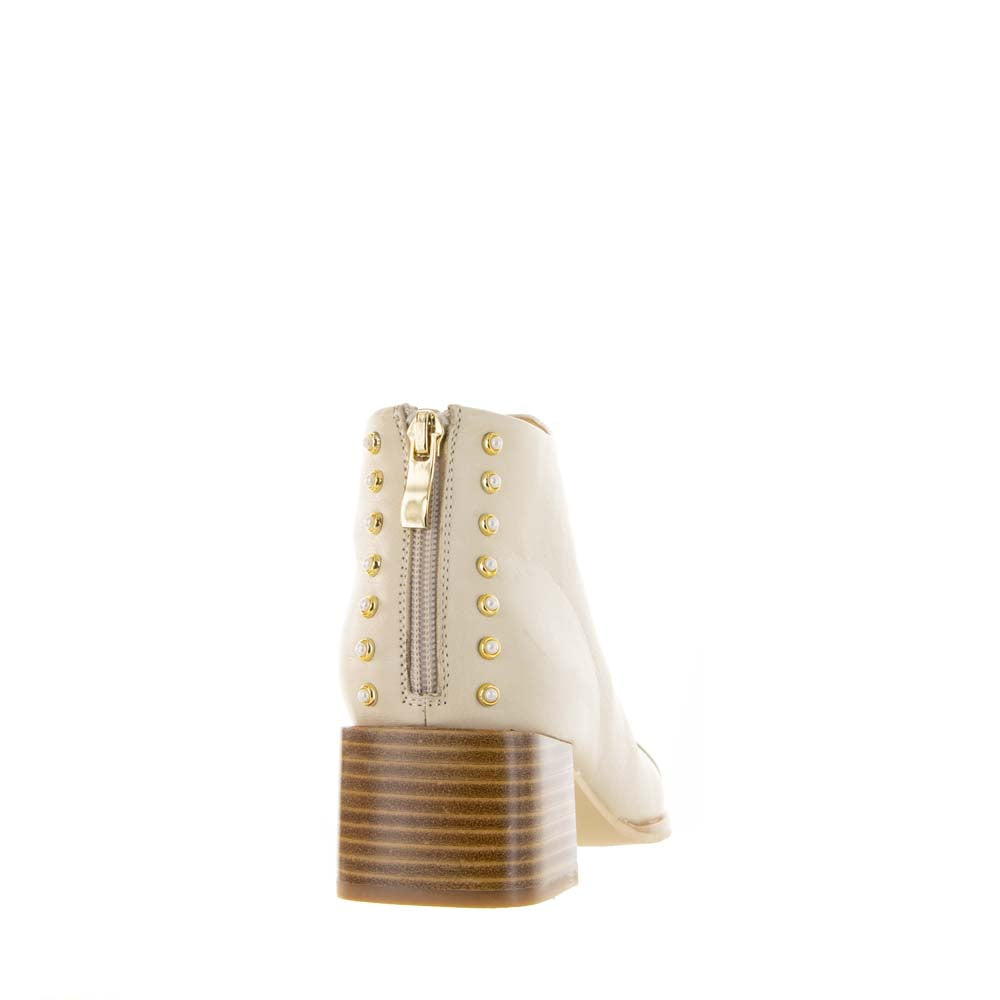 BERSLEY AXONE BONE/PEARLS - Women Boots - Collective Shoes 