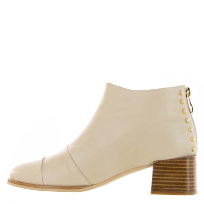 BERSLEY AXONE BONE/PEARLS - Women Boots - Collective Shoes 