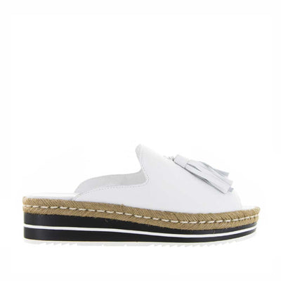 Django & Juliette Ayden White - Women Wedge - Collective Shoes 