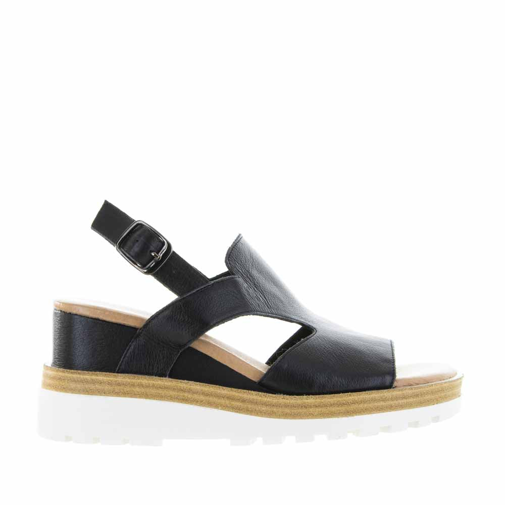 Django & Juliette Bassett Black - Women Sandals - Collective Shoes 