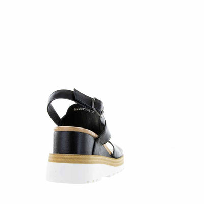 Django & Juliette Bassett Black - Women Sandals - Collective Shoes 