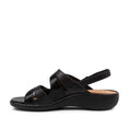 Load image into Gallery viewer, ZIERA BIZZY BLACK STINGRAY - Women Sandals - Collective Shoes 
