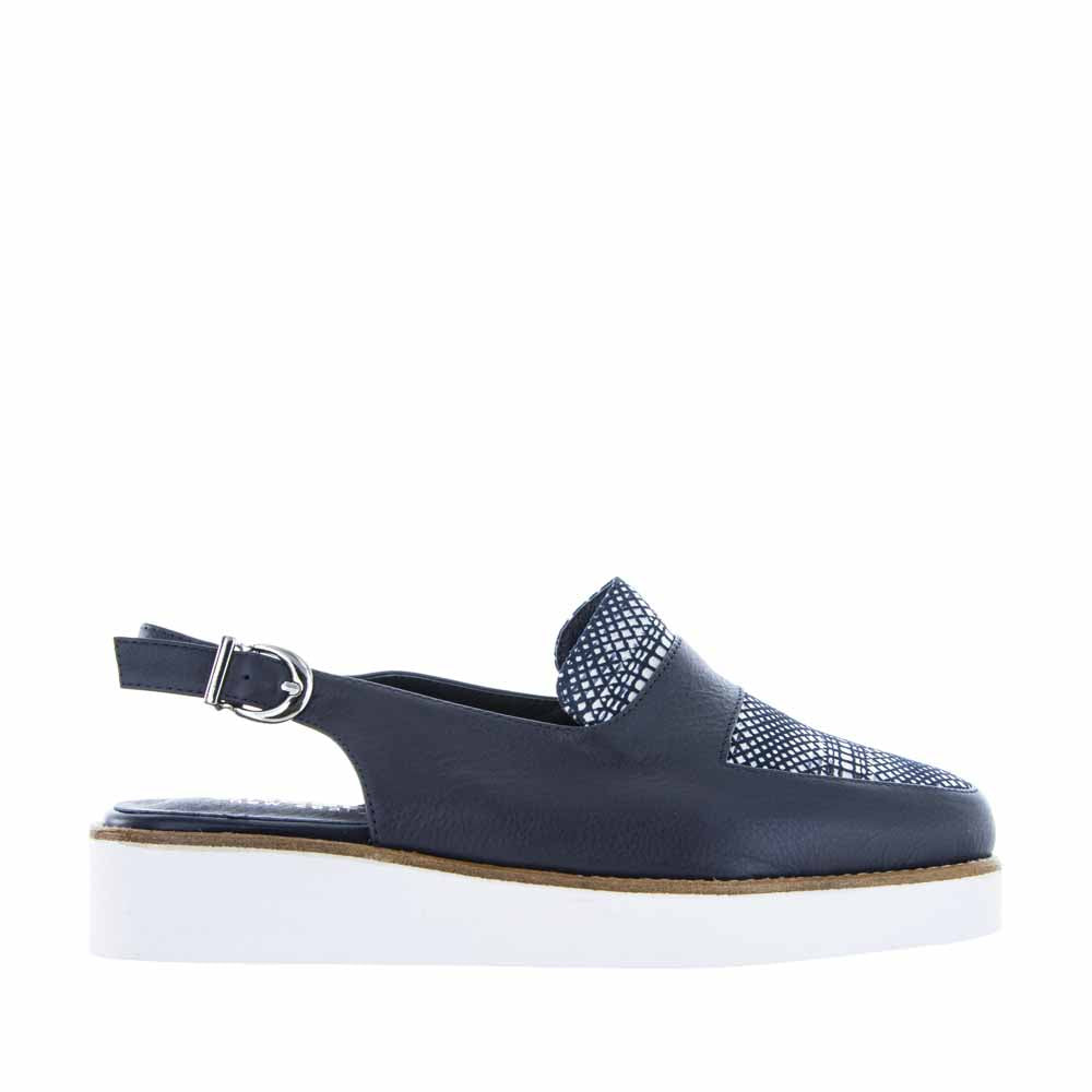 Bresley Pandora Navy Squaw - Women Sandals - Collective Shoes 