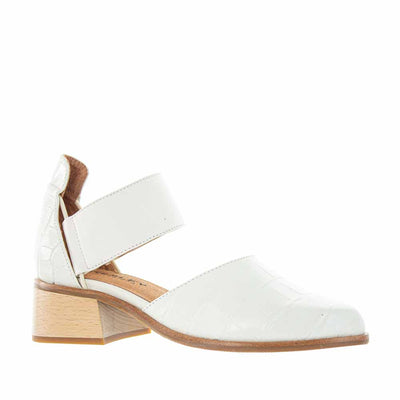 BRESLEY ADOBO IVORY CROC - Bresley Women Sandals - Collective Shoes 