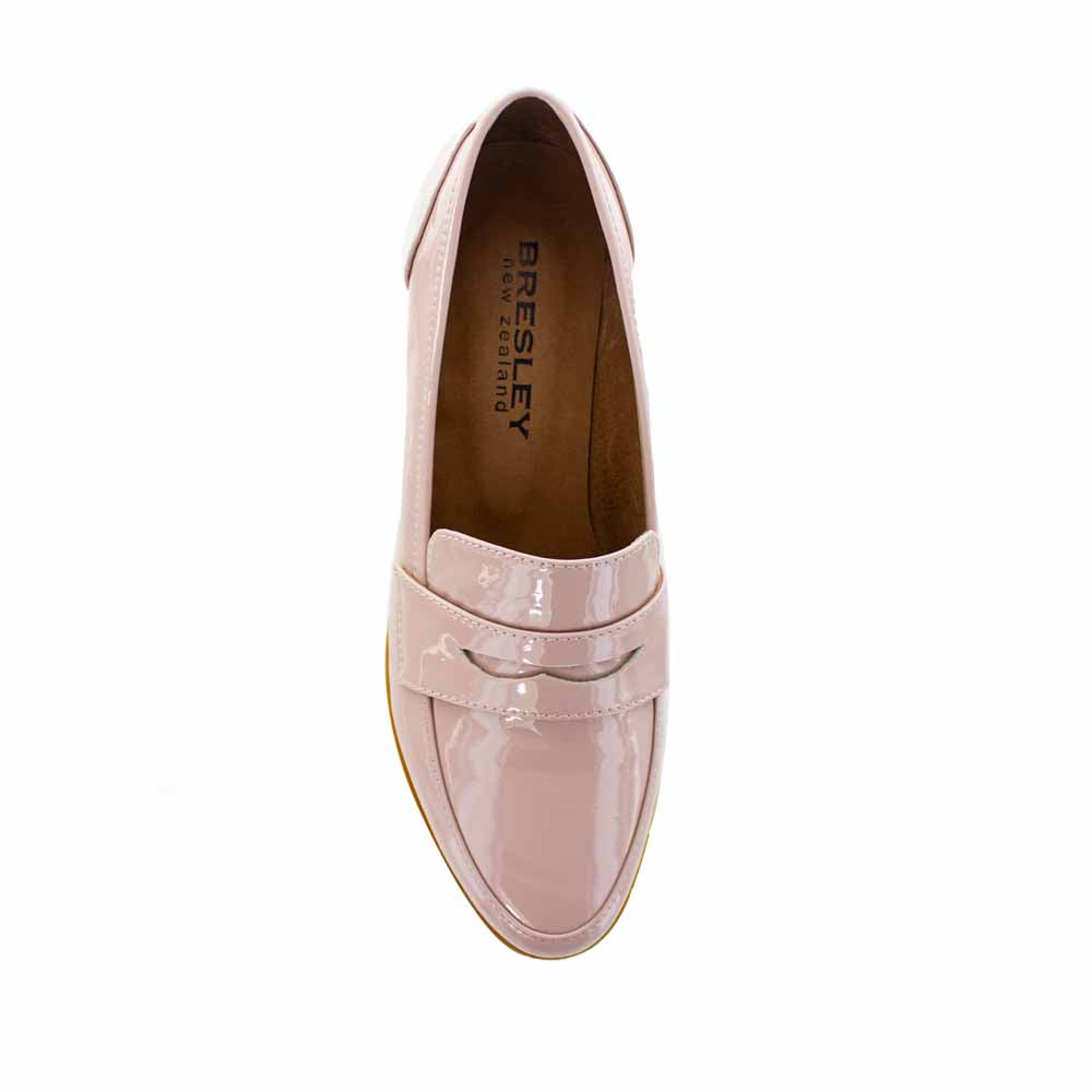 BRESLEY SOUTHY NUDE PATENT - Women Slip On - Collective Shoes 