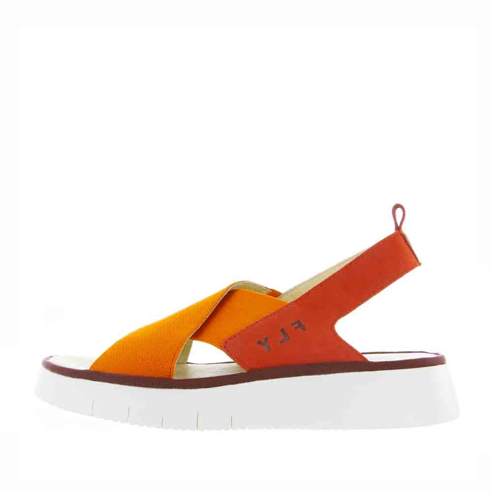 FLY LONDON CAND DEVIL RED - Women Sandals - Collective Shoes 