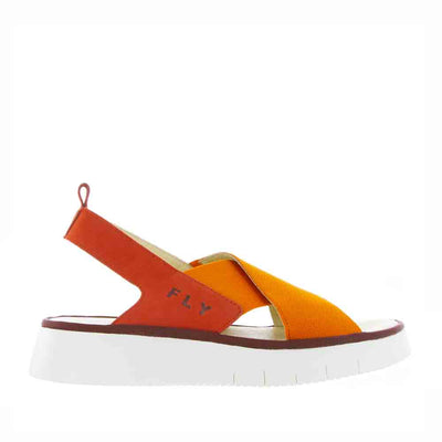 FLY LONDON CAND DEVIL RED - Women Sandals - Collective Shoes 