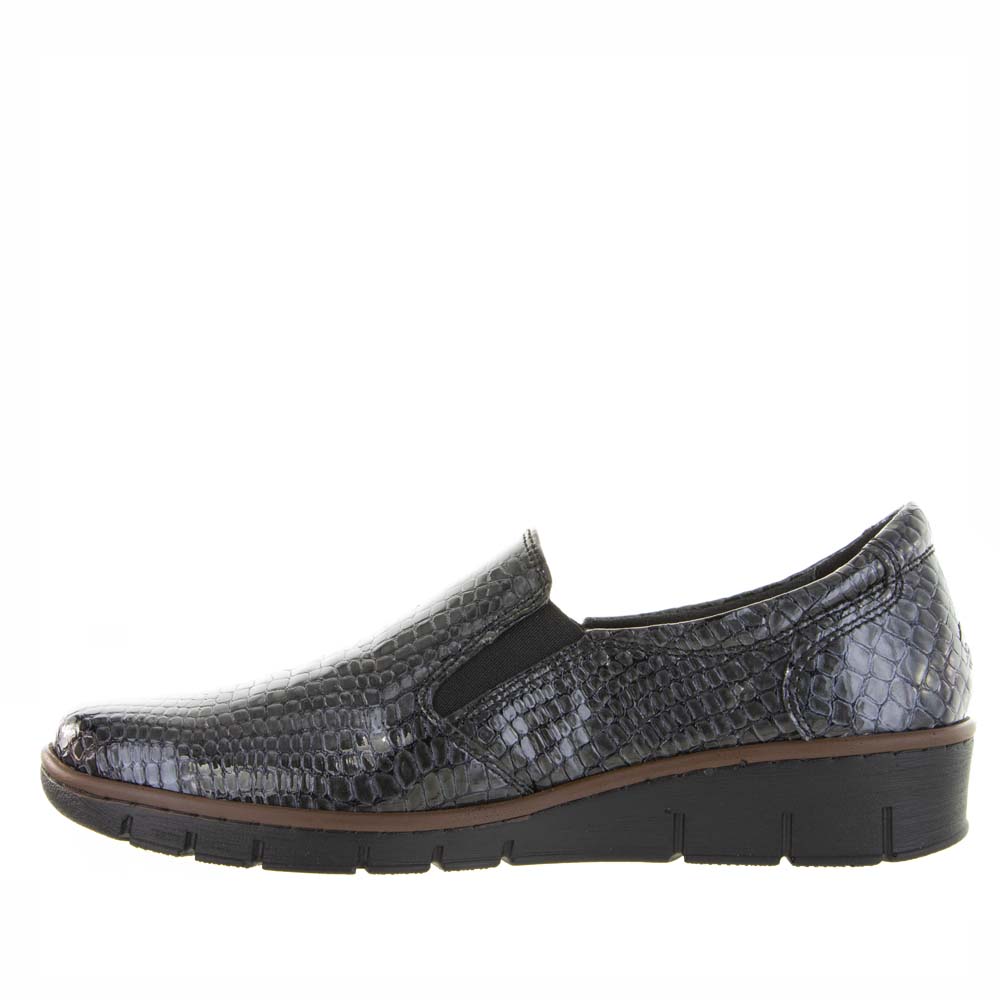 CABELLO CP414-22 DARK GREY CROC - Women Casuals - Collective Shoes 