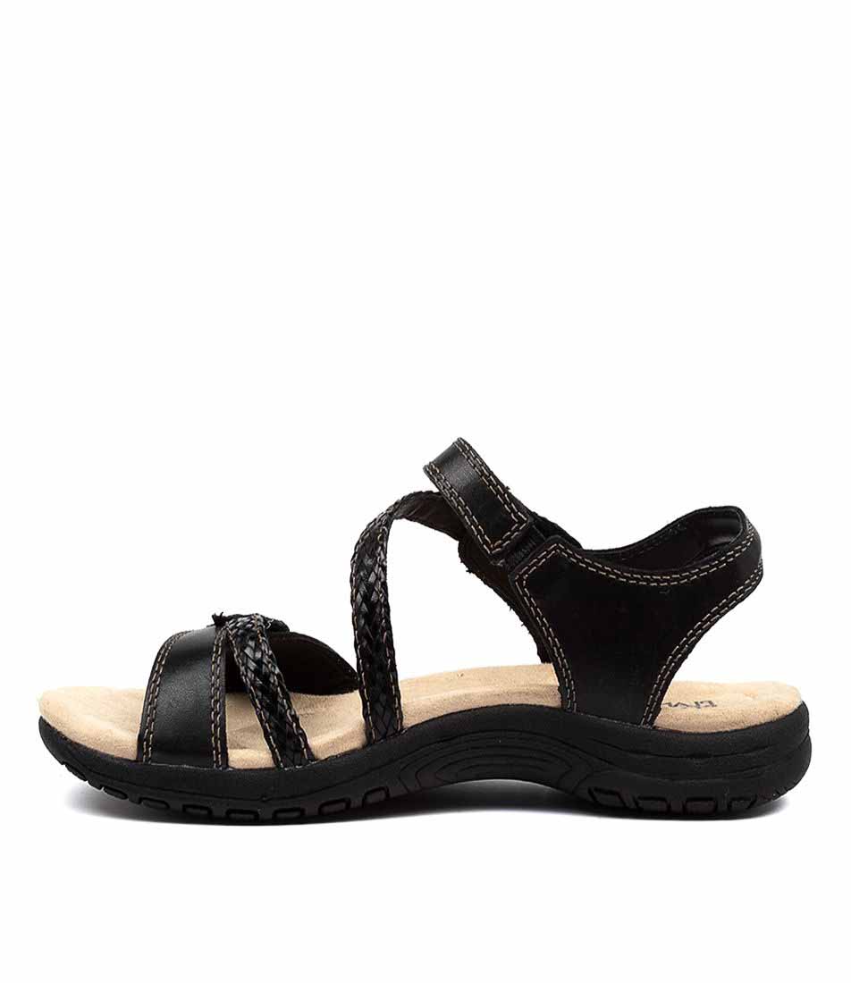Planet Crop Black - Women Sandals - Collective Shoes 