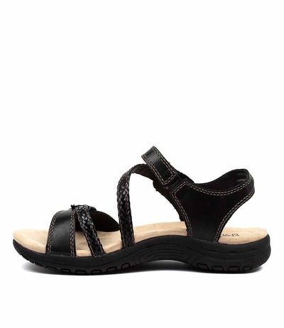 Planet Crop Black - Women Sandals - Collective Shoes 