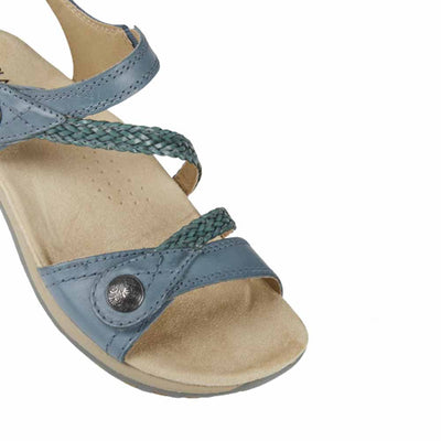 Planet Crop Blue - Women Sandals - Collective Shoes 