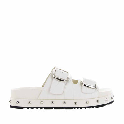 BRESLEY DANE IVORY CROC - Women Flats - Collective Shoes 