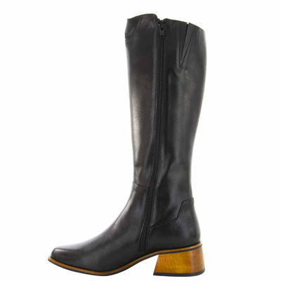 BRESLEY DECOY BLACK - Women High Boots - Collective Shoes 