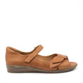 Load image into Gallery viewer, ZIERA DISCO TAN - Women Sandals - Collective Shoes 
