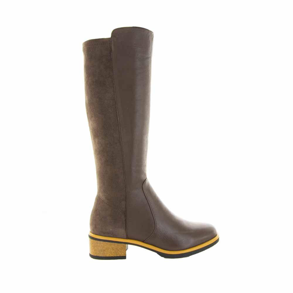 BRESLEY DOLORES DK BROWN - Women High Boots - Collective Shoes 