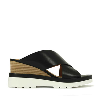 EOS JADY BLACK - Women Slip On - Collective Shoes 
