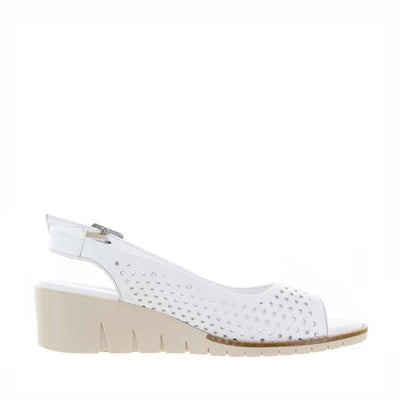 LESANSA EVA WHITE - Women Sandals - Collective Shoes 