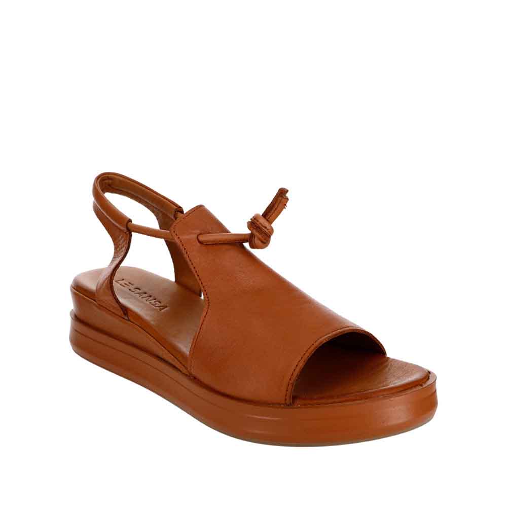 LESANSA HIDE TAN - Women Sandals - Collective Shoes 
