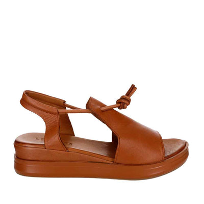 LESANSA HIDE TAN - Women Sandals - Collective Shoes 