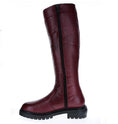 Load image into Gallery viewer, LESANSA RILEY BORDO - Women High Boots - Collective Shoes 
