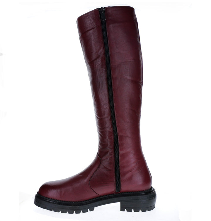 LESANSA RILEY BORDO - Women High Boots - Collective Shoes 