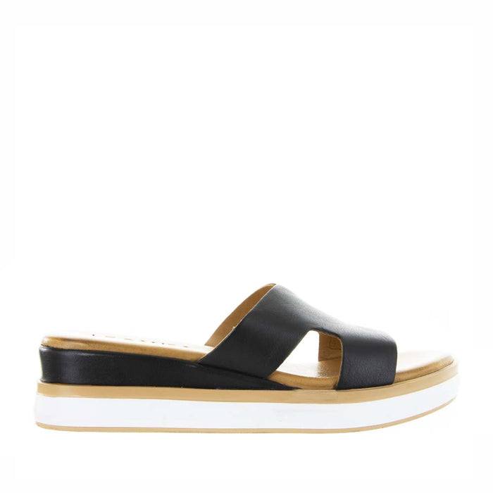LESANSA HOOT BLACK - Women Flats - Collective Shoes 