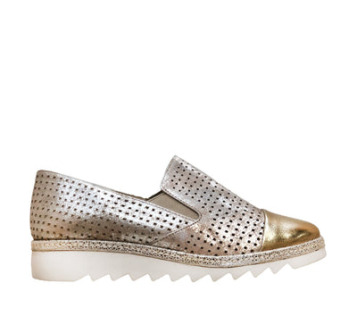 VALERIA GROSSI JERSEY NUDE GOLD - Collective Shoes 