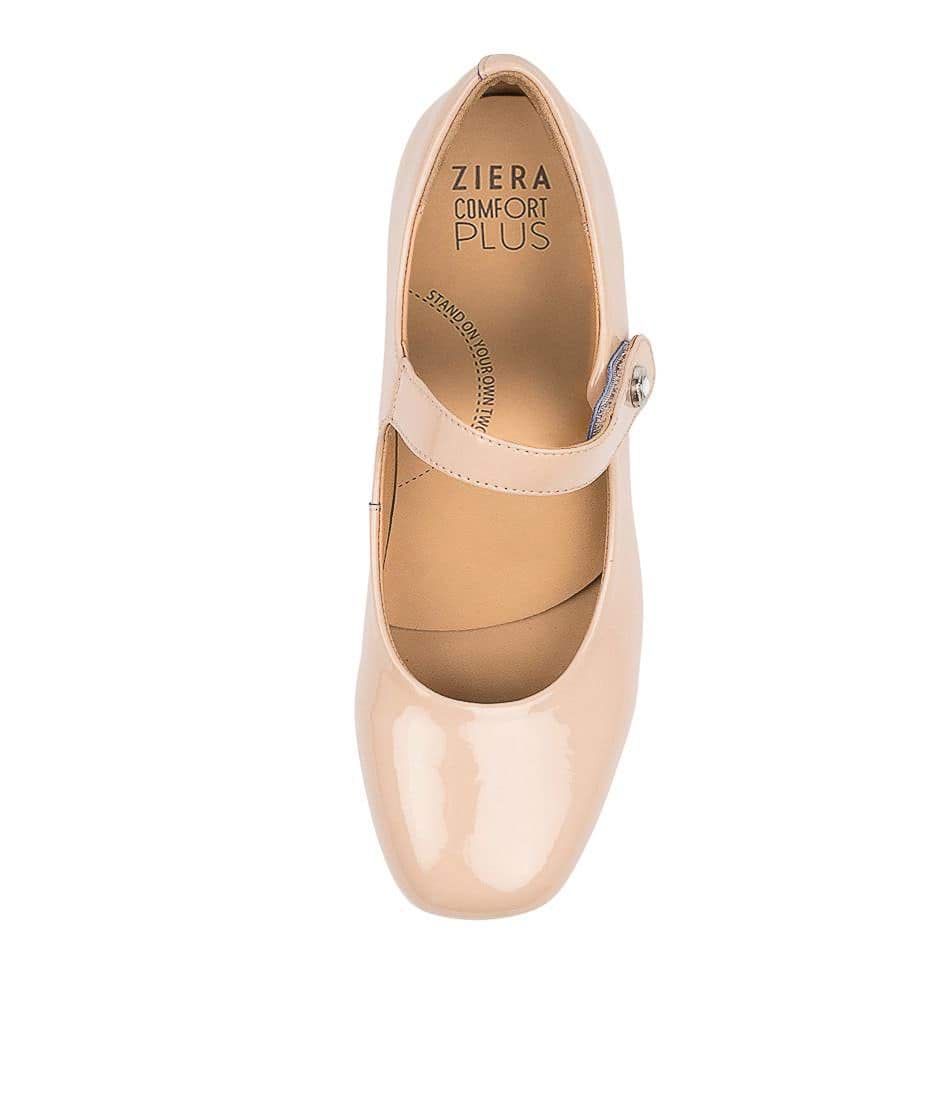 ZIERA KITTY NUDE PATENT - Collective Shoes 
