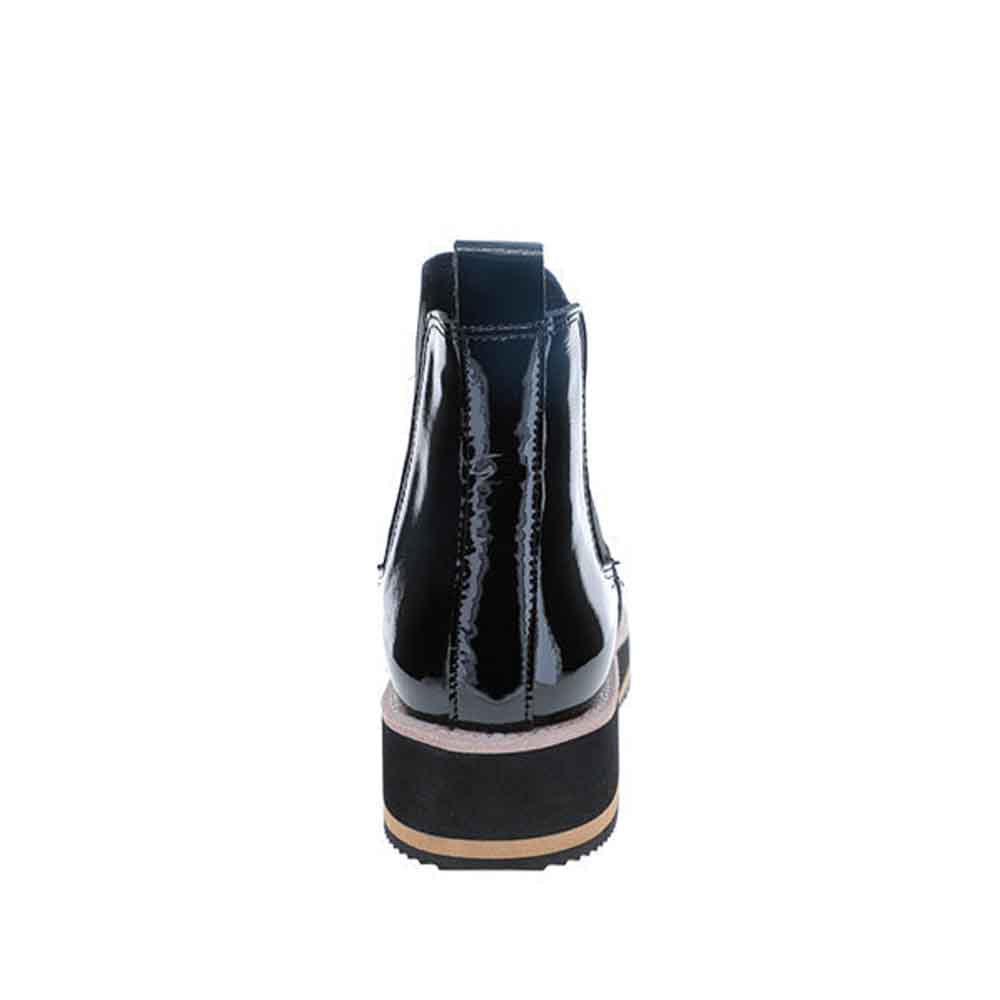 LESANSA STING BLACK PATENT Women Boots - Zeke Collection