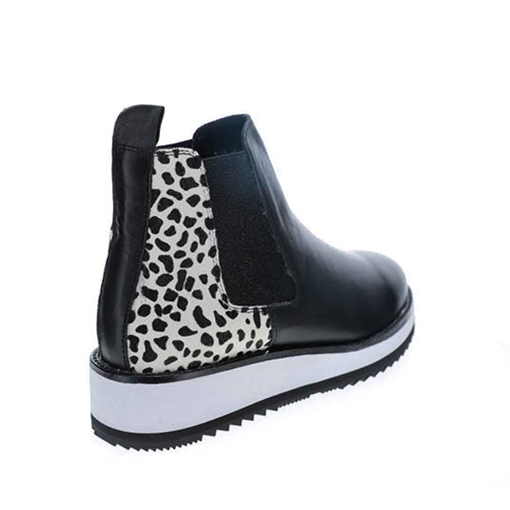 LESANSA STING BLACK SNOW PONY Women Boots - Zeke Collection