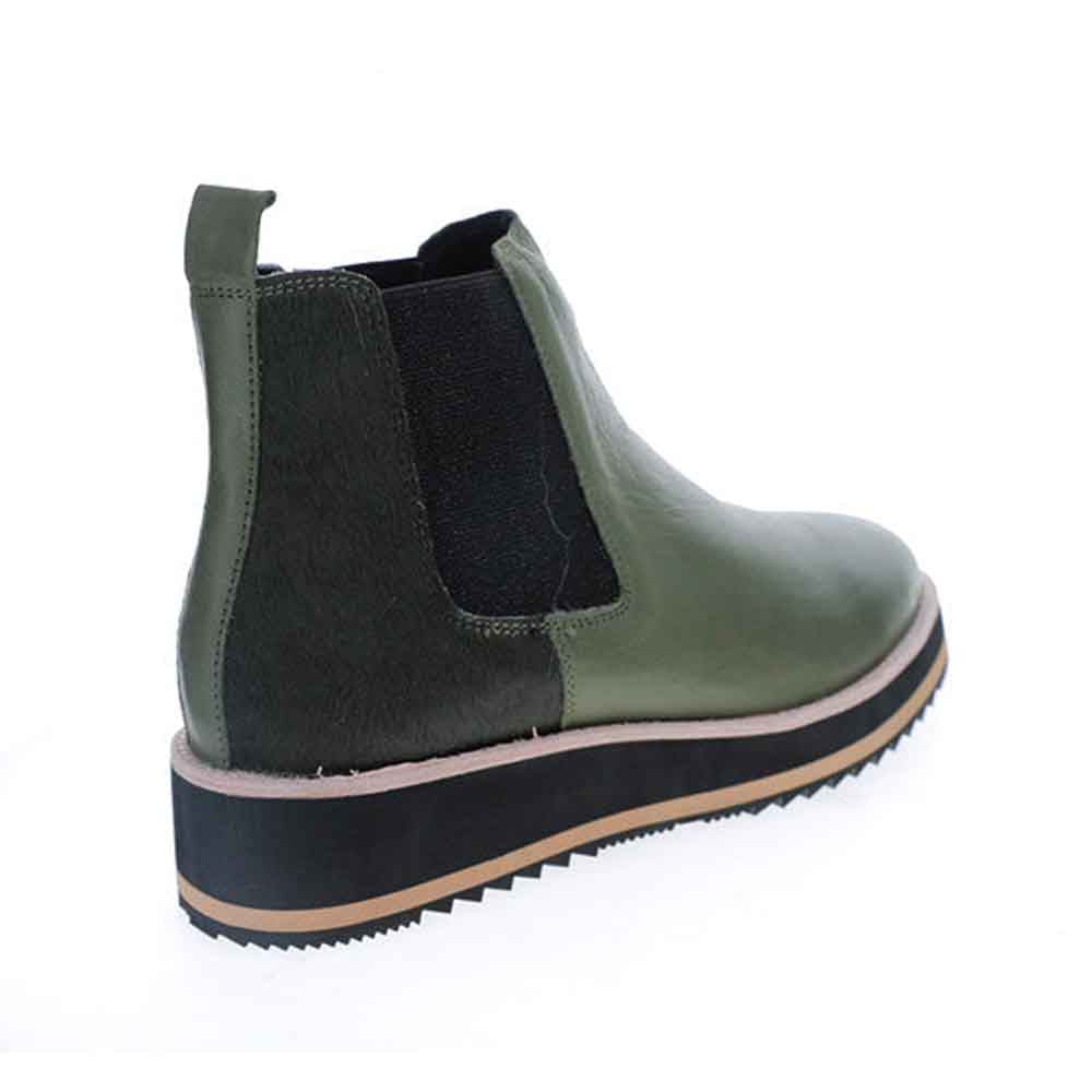 LESANSA STING DK OLIVE PONY Women Boots - Zeke Collection