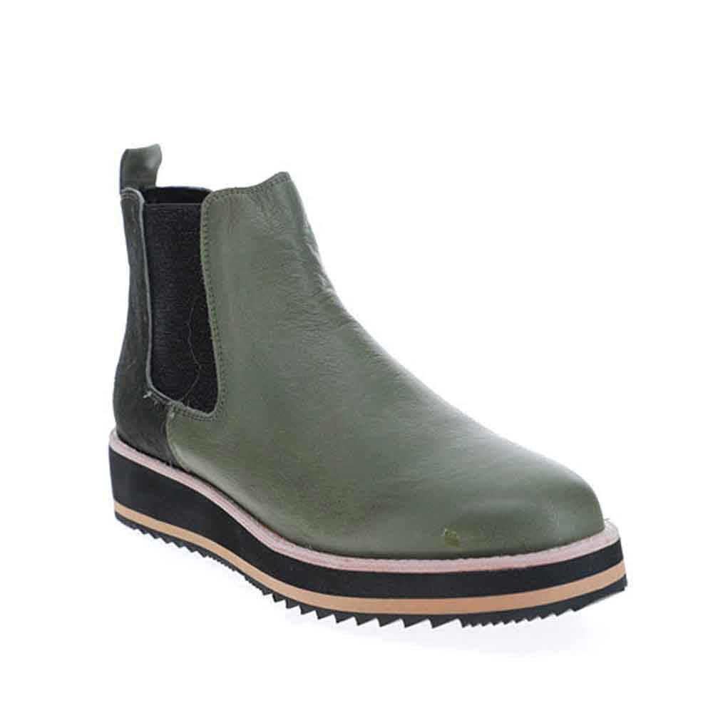 LESANSA STING DK OLIVE PONY Women Boots - Zeke Collection