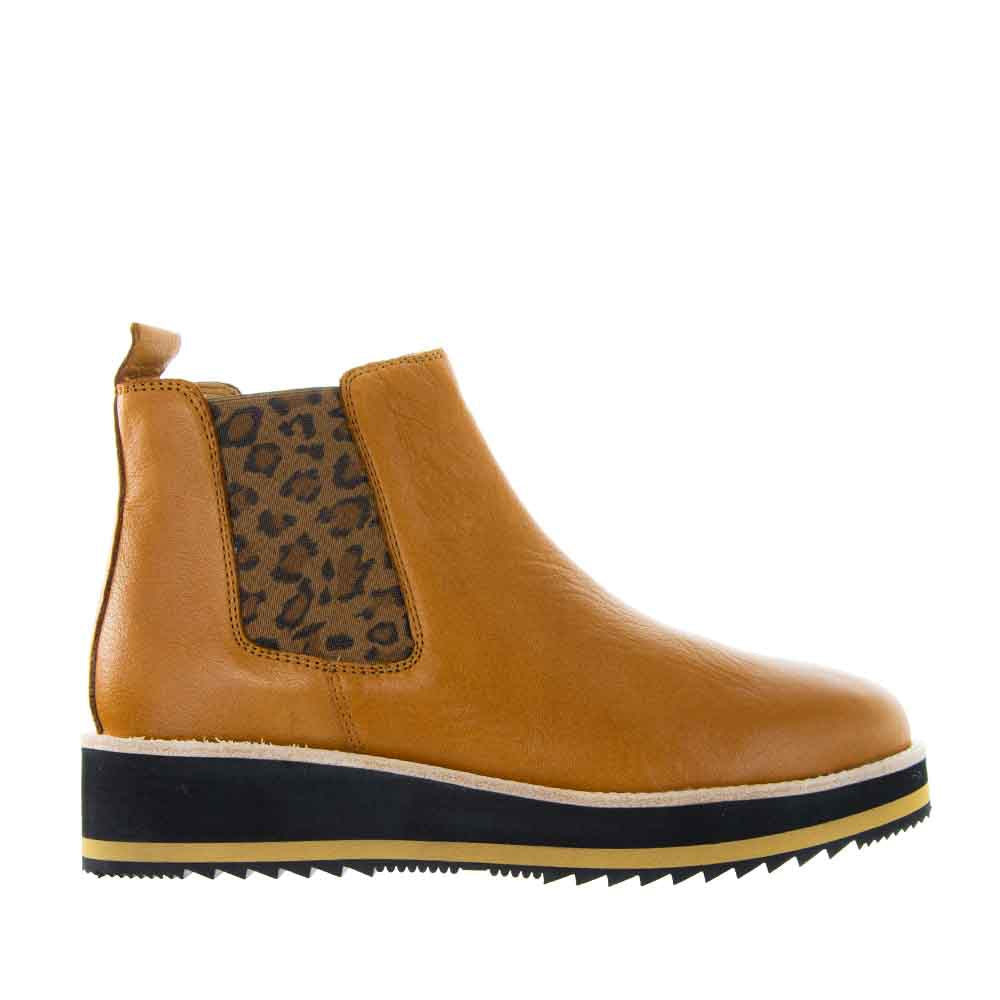 LESANSA STING TAN LEOPARD Women Boots - Zeke Collection