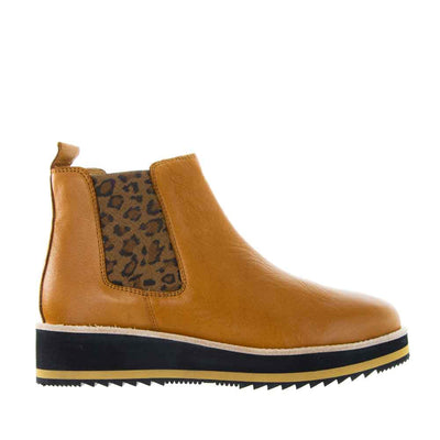 LESANSA STING TAN LEOPARD Women Boots - Zeke Collection