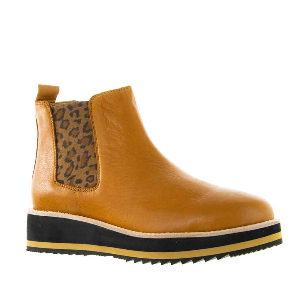 LESANSA STING TAN LEOPARD Women Boots - Zeke Collection