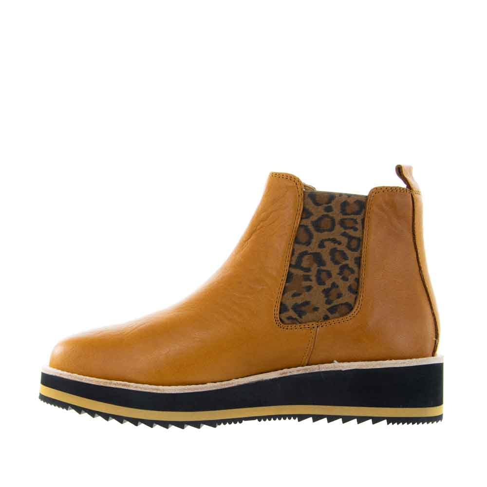 LESANSA STING TAN LEOPARD Women Boots - Zeke Collection