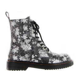 LESANSA DEPTH BLACK FLORAL - Women Boots - Collective Shoes 