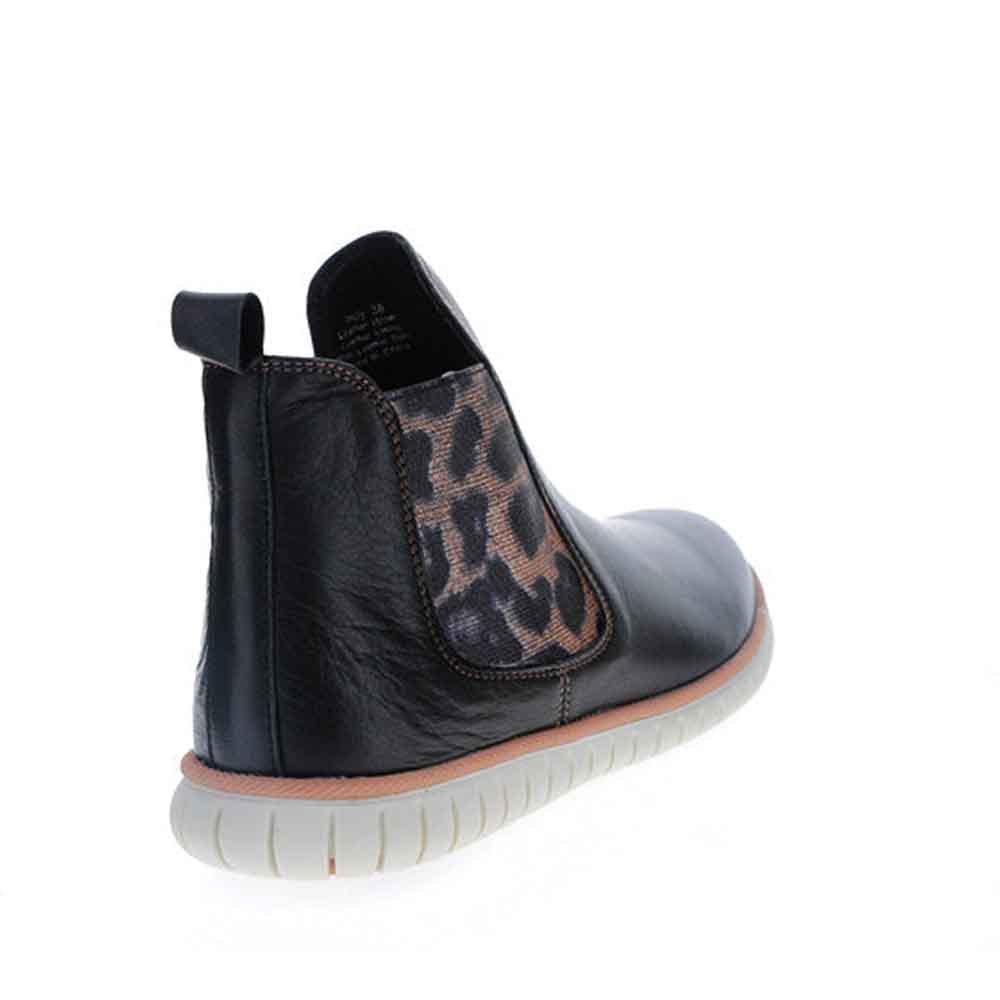 LE SANSA INDY BLACK LEOPARD - Women Boots - Collective Shoes 