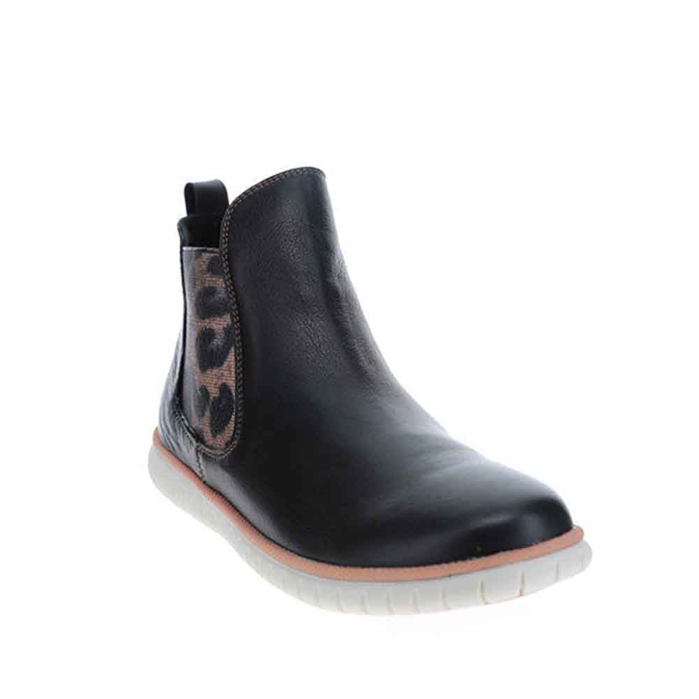 LE SANSA INDY BLACK LEOPARD - Women Boots - Collective Shoes 