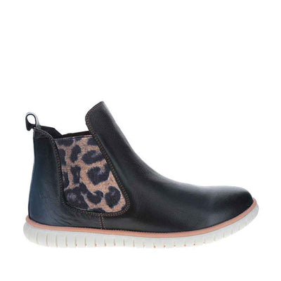 LE SANSA INDY BLACK LEOPARD - Women Boots - Collective Shoes 