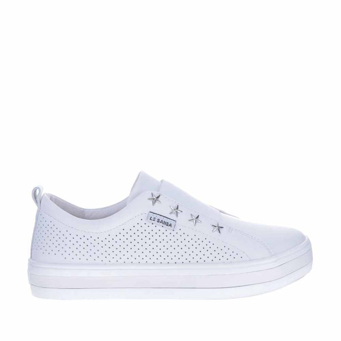 LESANSA STARK WHITE - Le Sansa Women Slip-ons - Collective Shoes 