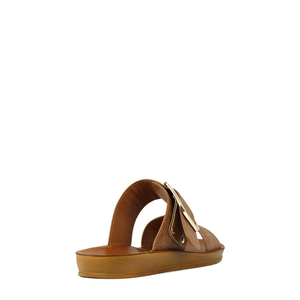 LOS CABOS DOTI CHOCOLATE - Los Cabos Women Flats - Collective Shoes 