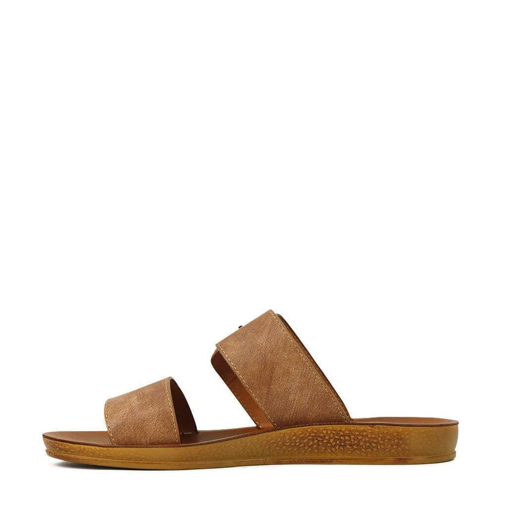 LOS CABOS DOTI CHOCOLATE - Los Cabos Women Flats - Collective Shoes 