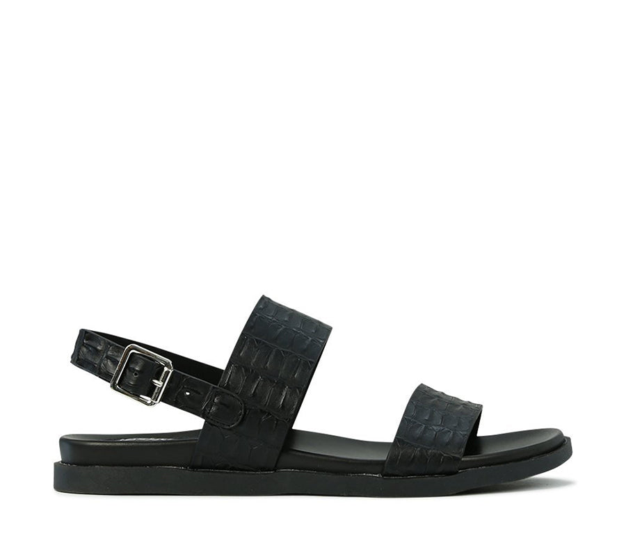 LOS CABOS ROENA BLACK CROC - Collective Shoes 