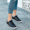 Load image into Gallery viewer, FRANKiE4 NAT BLACK CROC - Collective Shoes 

