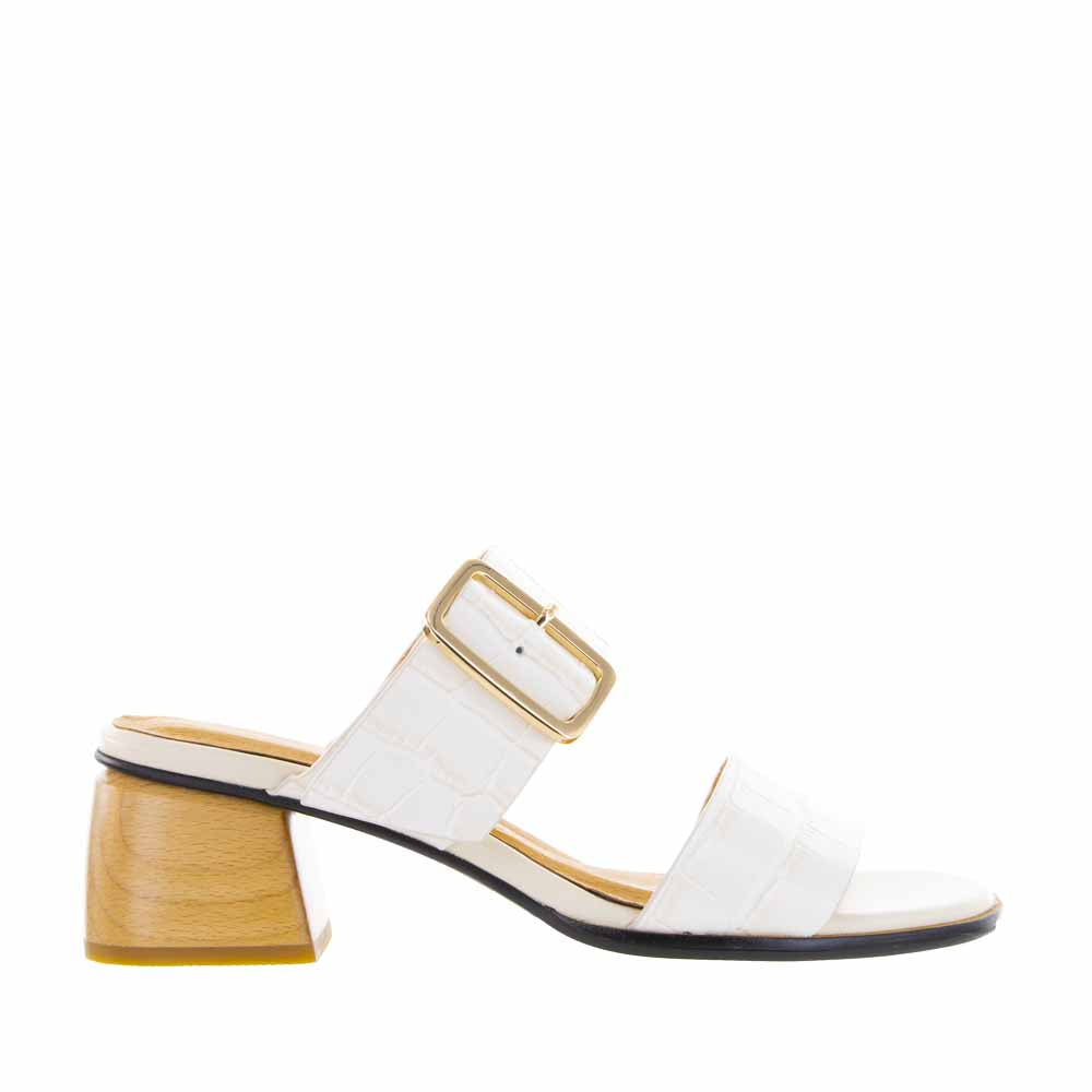 Bresley Paden Bone Croc - Women Heels - Collective Shoes 