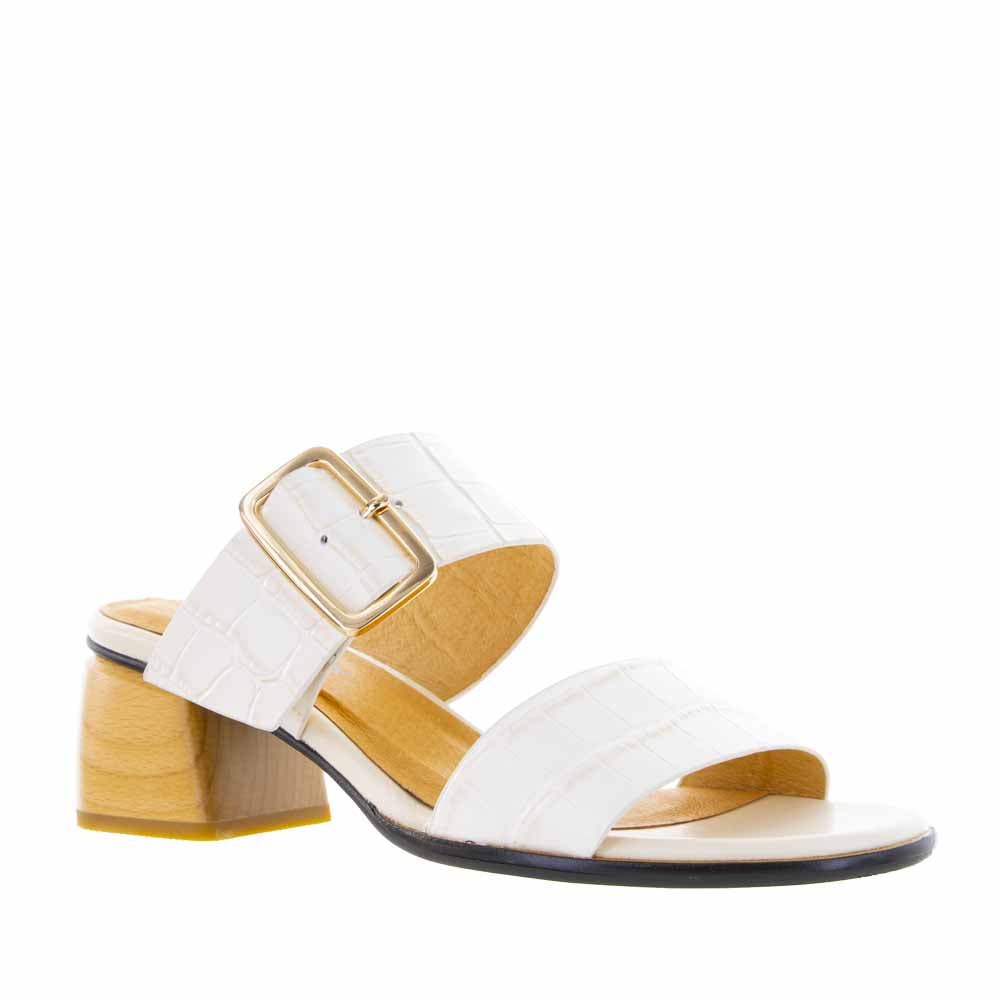 Bresley Paden Bone Croc - Women Heels - Collective Shoes 