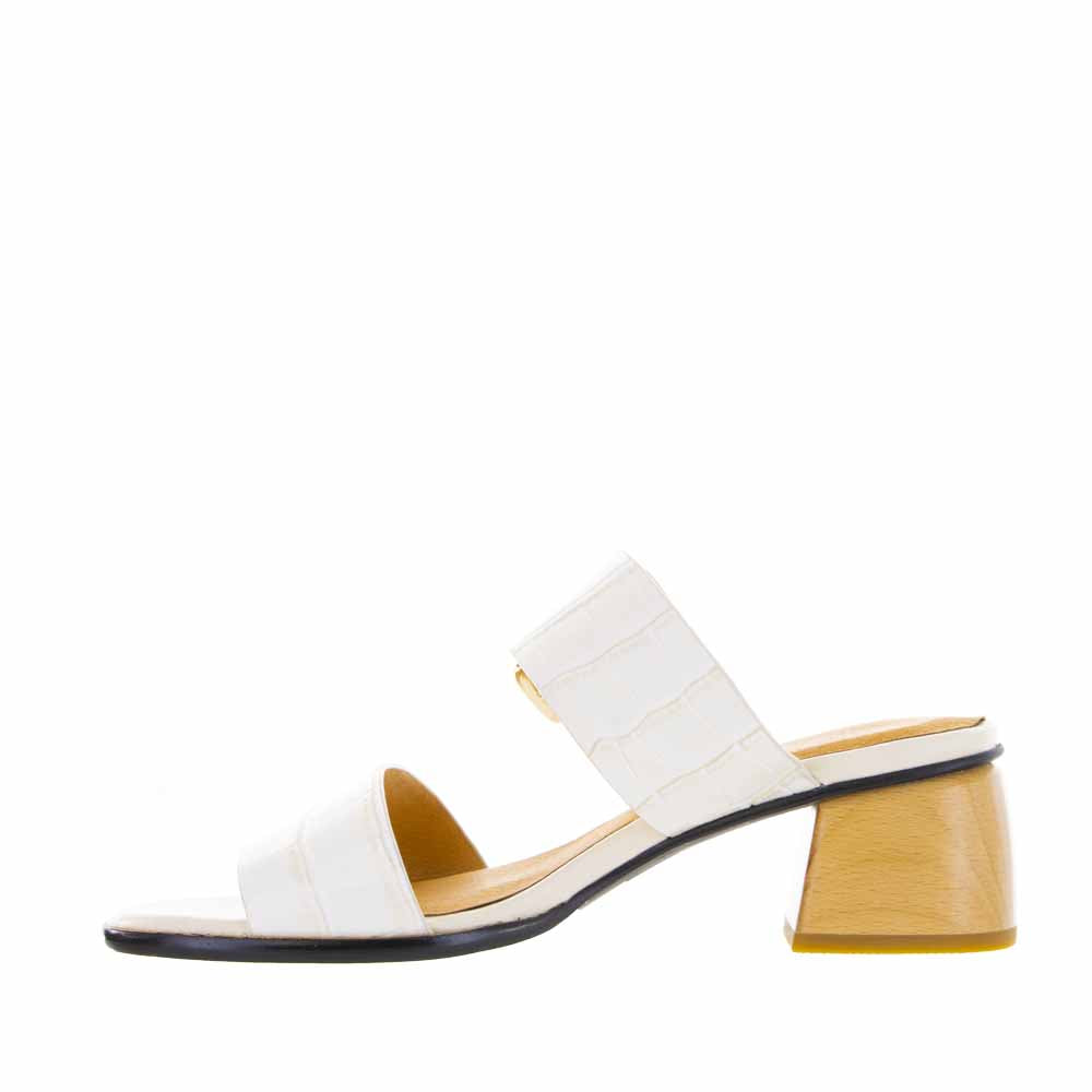 Bresley Paden Bone Croc - Women Heels - Collective Shoes 