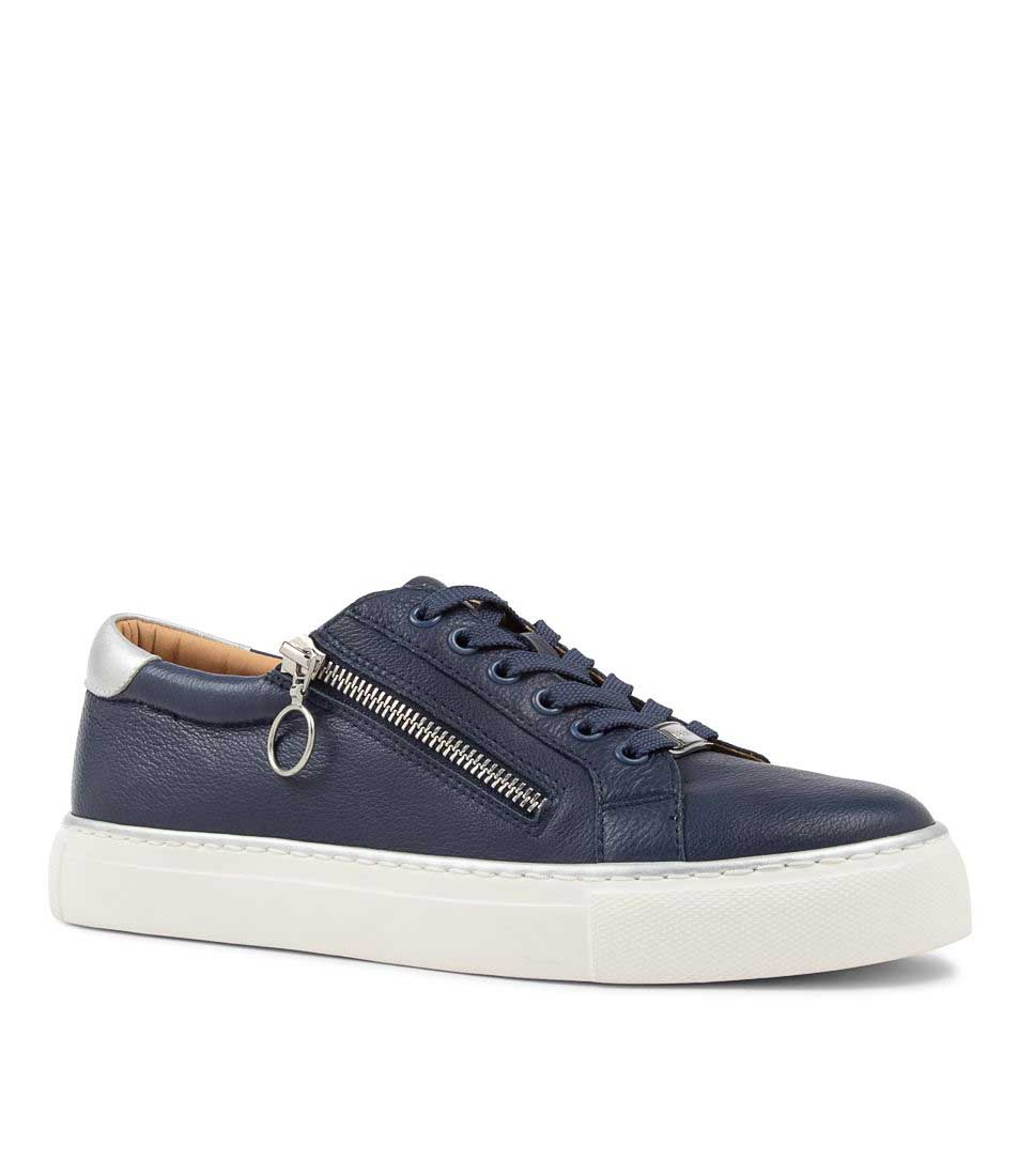 ZIERA PAMELA NAVY SILVER - Women sneakers - Collective Shoes 